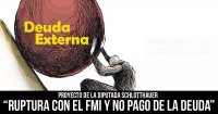 Proyecto de la diputada Schlotthauer: “Ruptura con el FMI y no pago de la deuda”