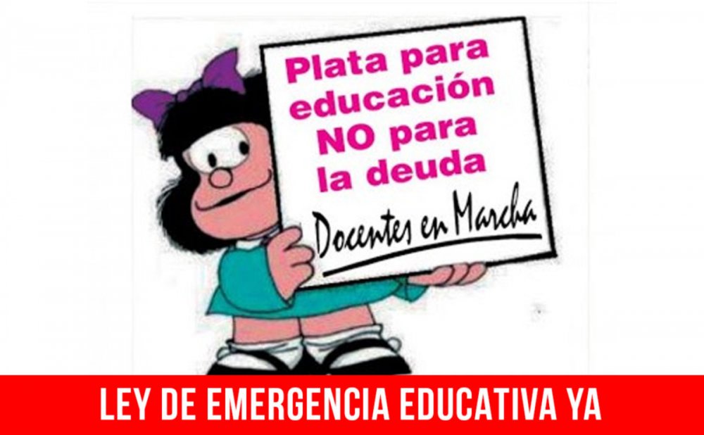 Ley de Emergencia Educativa ya