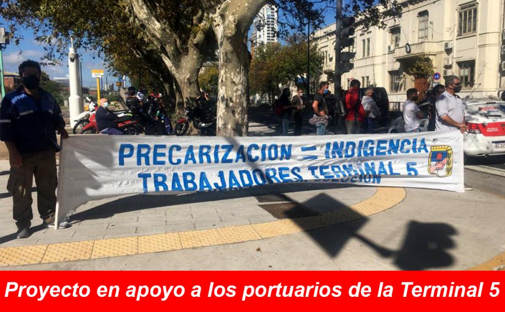 Proyecto en apoyo a los portuarios de la Terminal 5