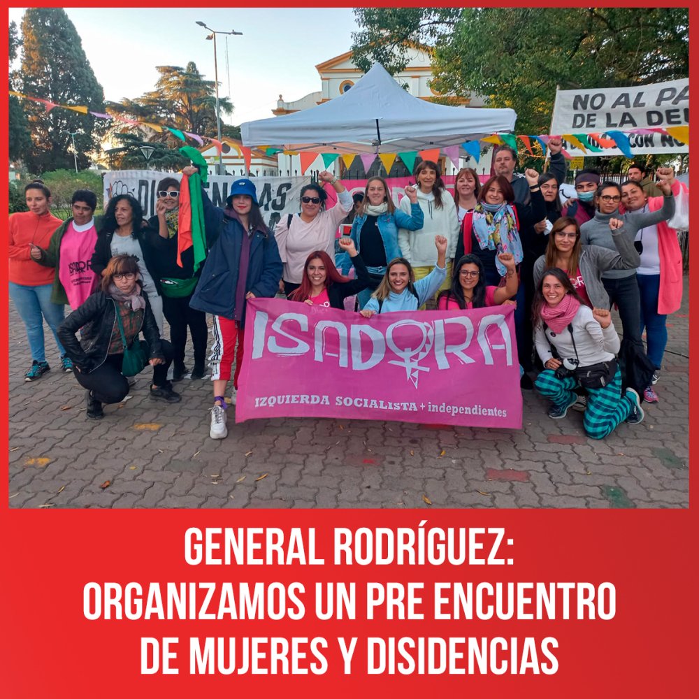 General Rodríguez: organizamos un pre encuentro de Mujeres y Disidencias