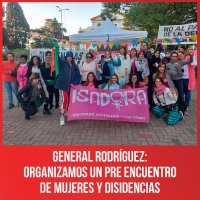 General Rodríguez: organizamos un pre encuentro de Mujeres y Disidencias