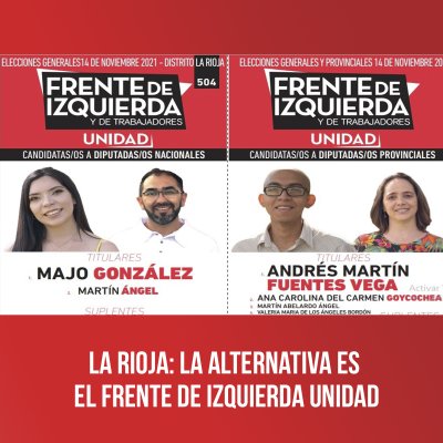 La Rioja: la alternativa es el Frente de Izquierda Unidad