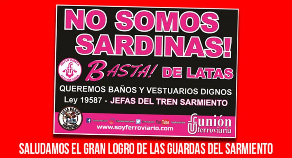 Saludamos el gran logro de las guardas del Sarmiento