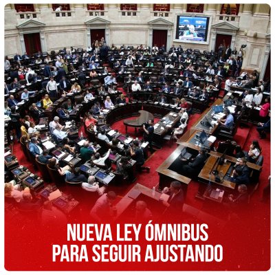 Nueva Ley Ómnibus para seguir ajustando