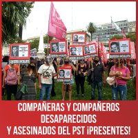 Compañeras y compañeros desaparecidos y asesinados del PST ¡Presentes!