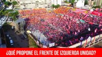 ¿Qué propone el Frente de Izquierda Unidad?
