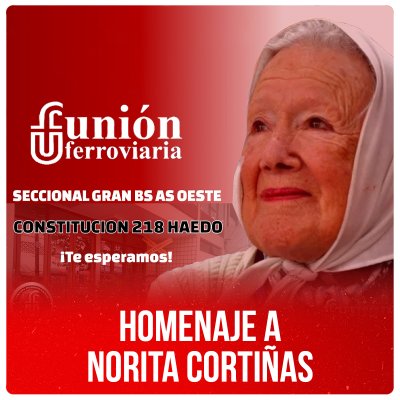 Homenaje a Norita Cortiñas