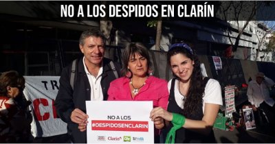 No a los despidos en Clarín