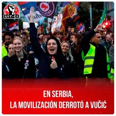 En Serbia, la movilización derrotó a Vučić