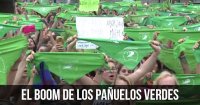 El boom de los pañuelos verdes