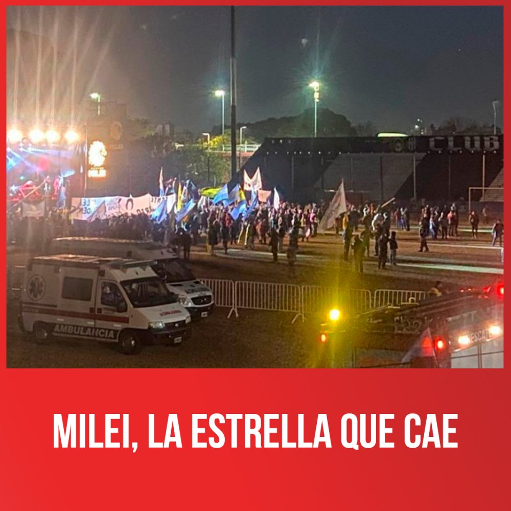 Milei, la estrella que cae