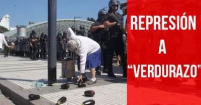 Represión a “verdurazo”