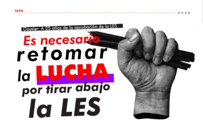 Dossier: a 25 años de la aprobación de la LES / Es necesario retomar la lucha por tirar abajo la LES
