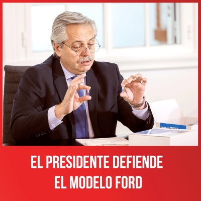 El presidente defiende el modelo Ford