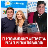 El peronismo no es alternativa para el pueblo trabajador