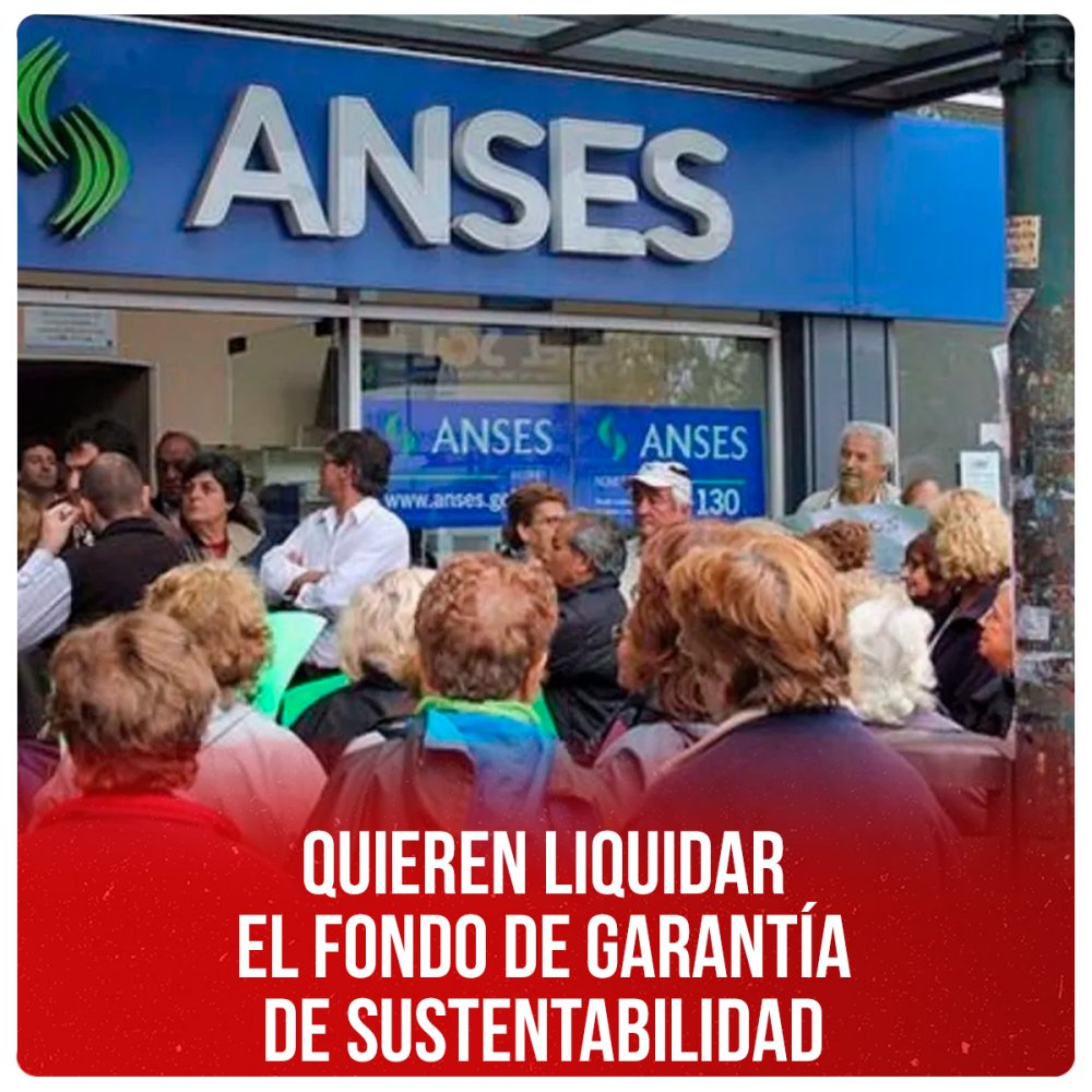 Quieren liquidar el Fondo de Garantía de Sustentabilidad