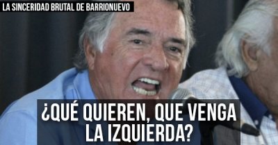La sinceridad brutal de Barrionuevo: "¿Qué quieren, que venga la izquierda?"