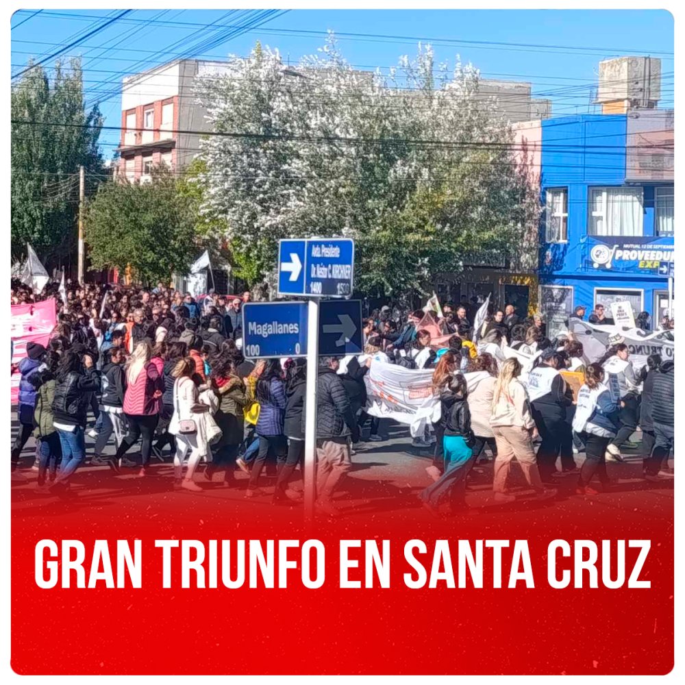 Gran triunfo en Santa Cruz