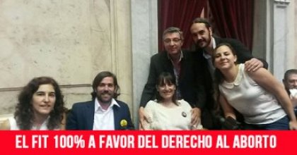 El FIT 100% a favor del derecho al aborto
