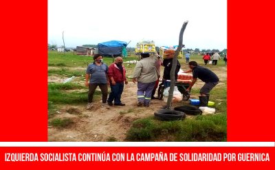 Izquierda Socialista continúa con la campaña de solidaridad por Guernica