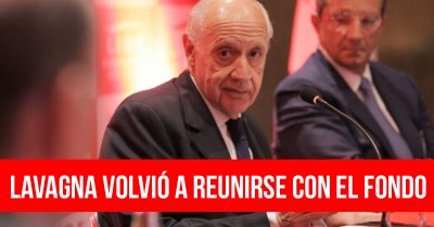 Lavagna volvió a reunirse con el Fondo