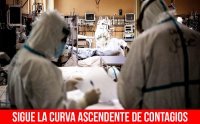 Sigue la curva ascendente de contagios