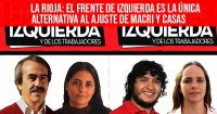 La Rioja: El Frente de Izquierda es la única alternativa al ajuste de Macri y Casas