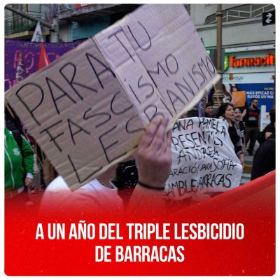 A un año del triple lesbicidio de Barracas