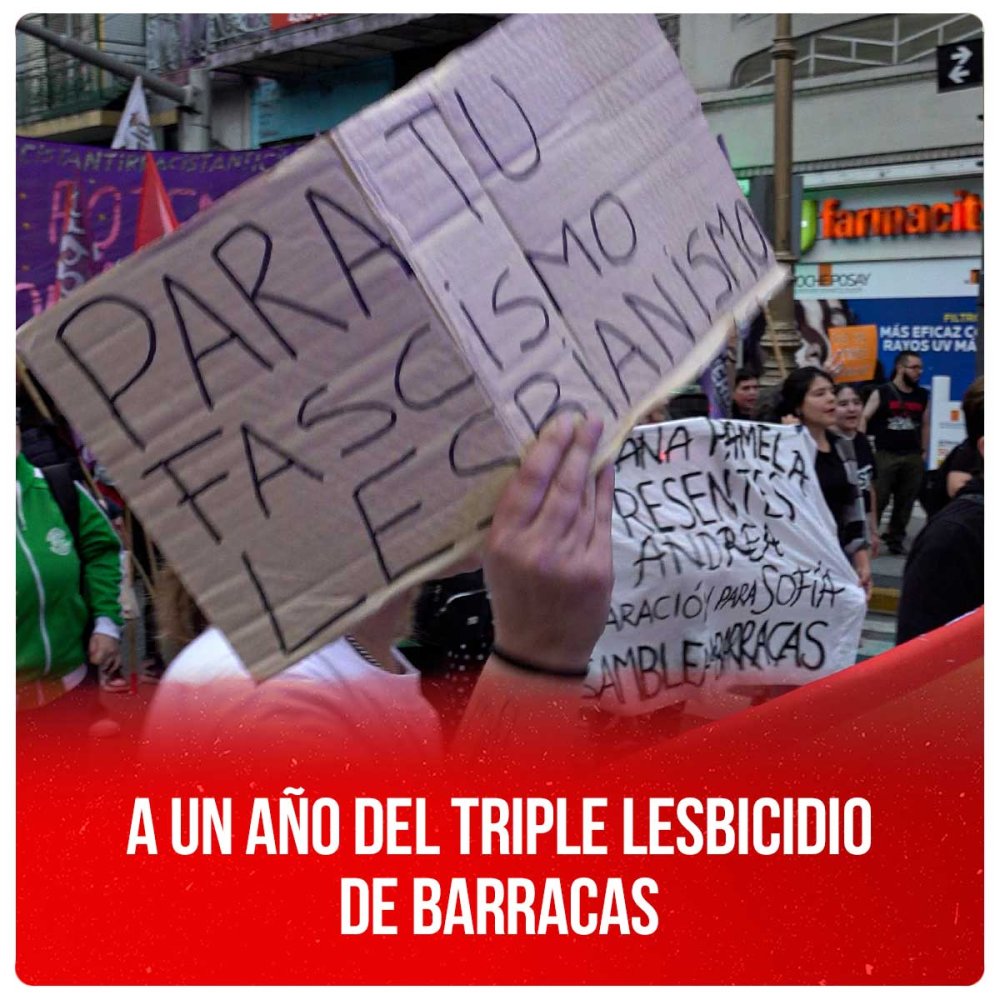 A un año del triple lesbicidio de Barracas