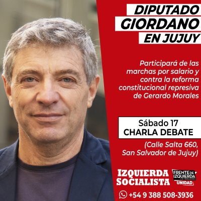 Diputado Giordano en Jujuy