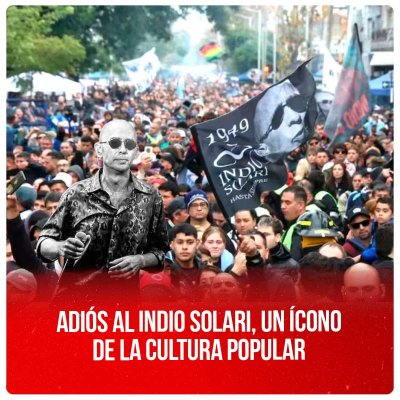 Adiós al Indio Solari, un ícono de la cultura popular