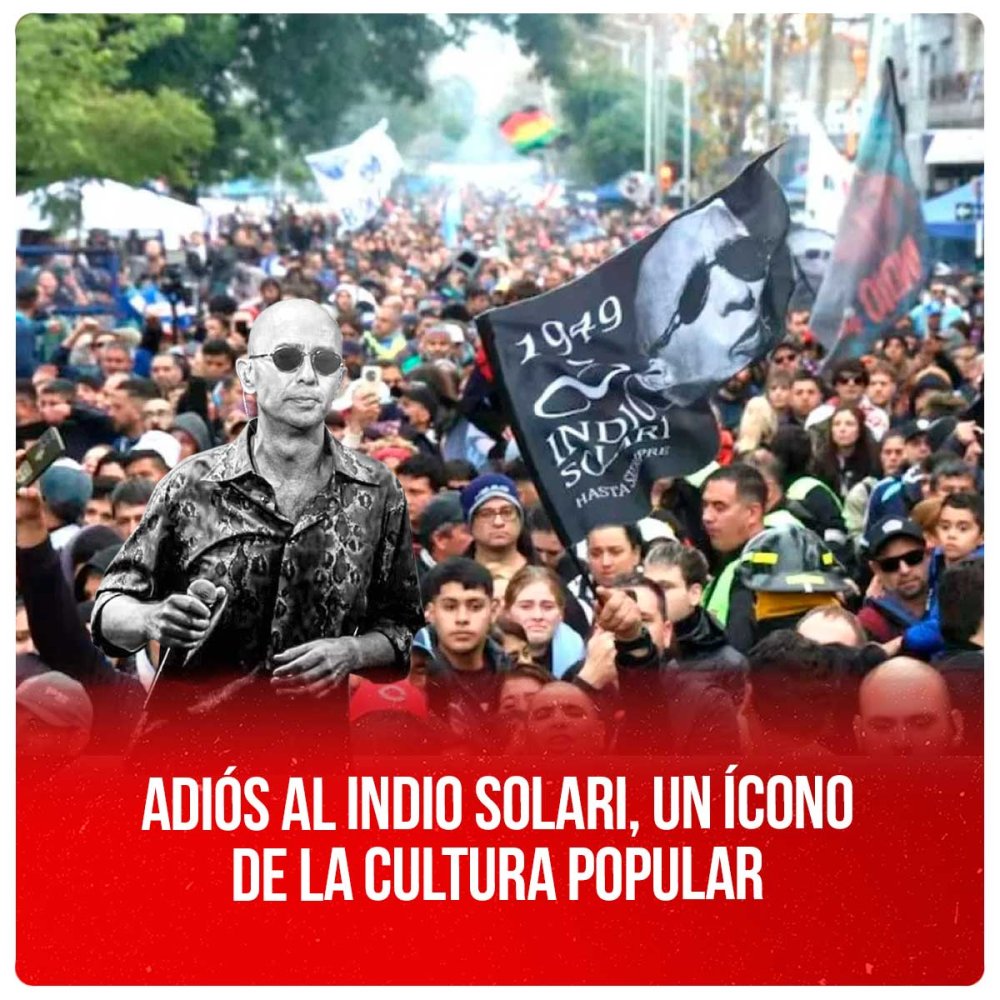 Adiós al Indio Solari, un ícono de la cultura popular