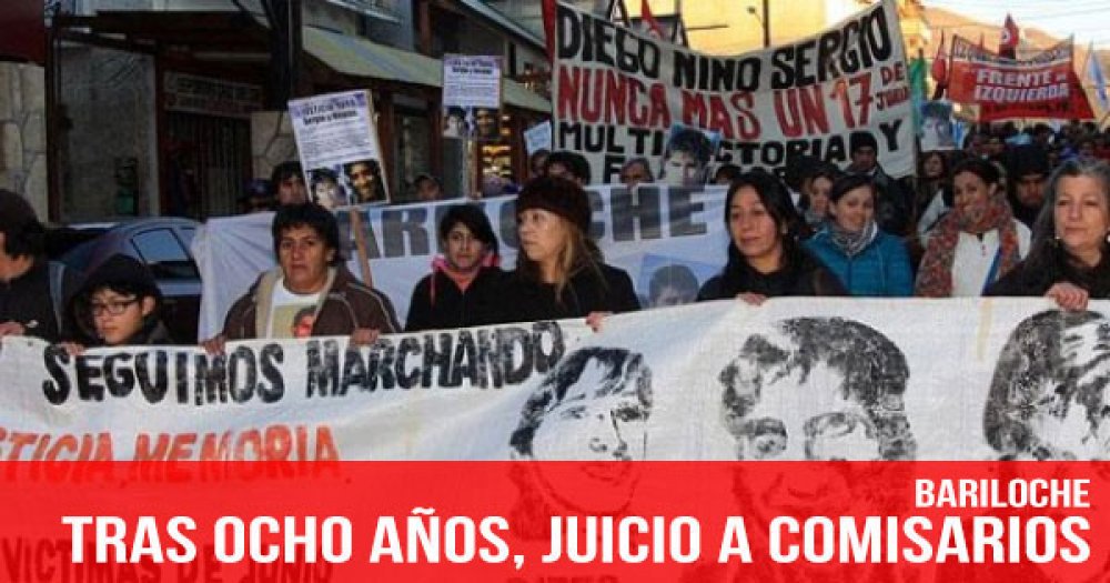 Bariloche: Tras ocho años, juicio a comisarios