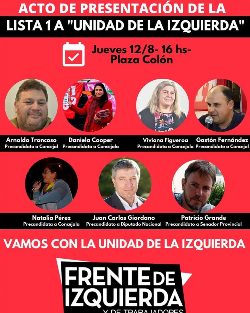 Luján: Lanzamiento de campaña y conferencia de prensa