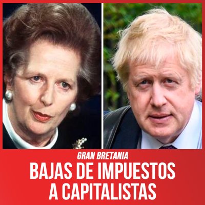 Gran Bretaña / Bajas de impuestos a capitalistas