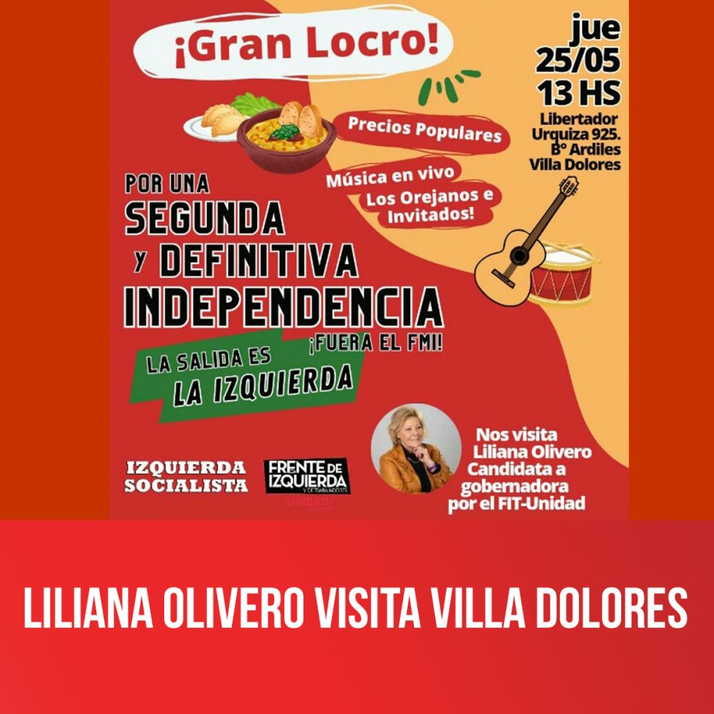 Liliana Olivero visita Villa Dolores