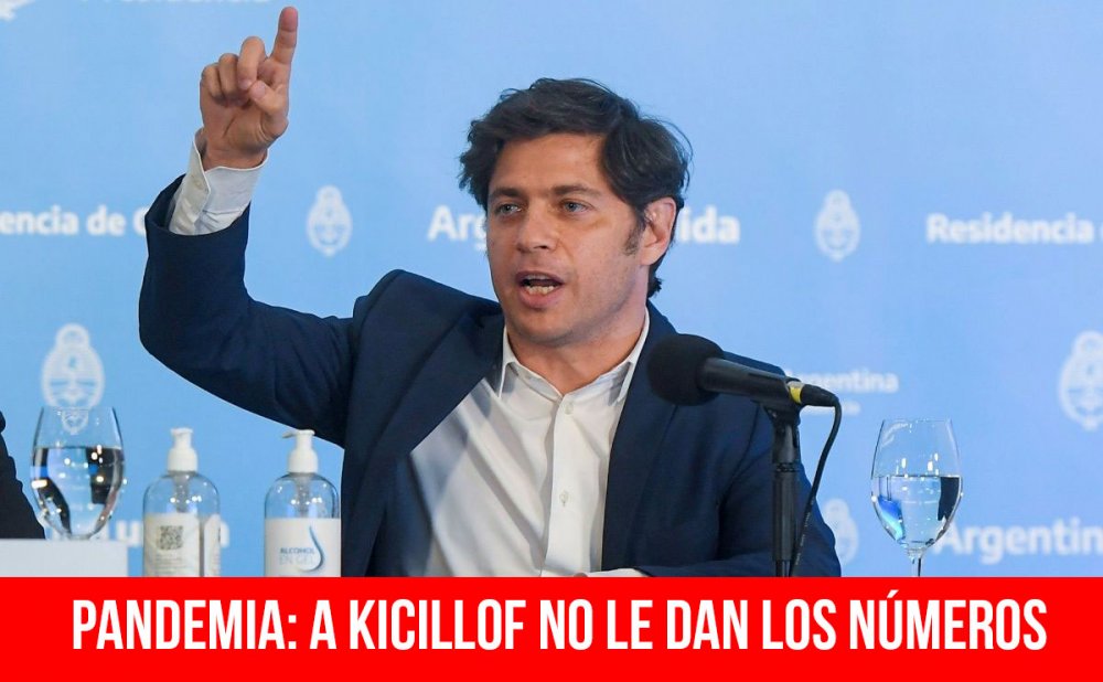 Pandemia: a Kicillof no le dan los números