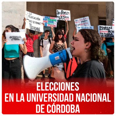Elecciones en la Universidad Nacional de Córdoba