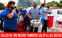 Salud de Río Negro también salió a las rutas