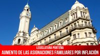 Legislatura porteña / Aumento de las asignaciones familiares por inflación