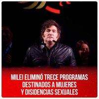 Milei eliminó trece programas destinados a mujeres y disidencias sexuales