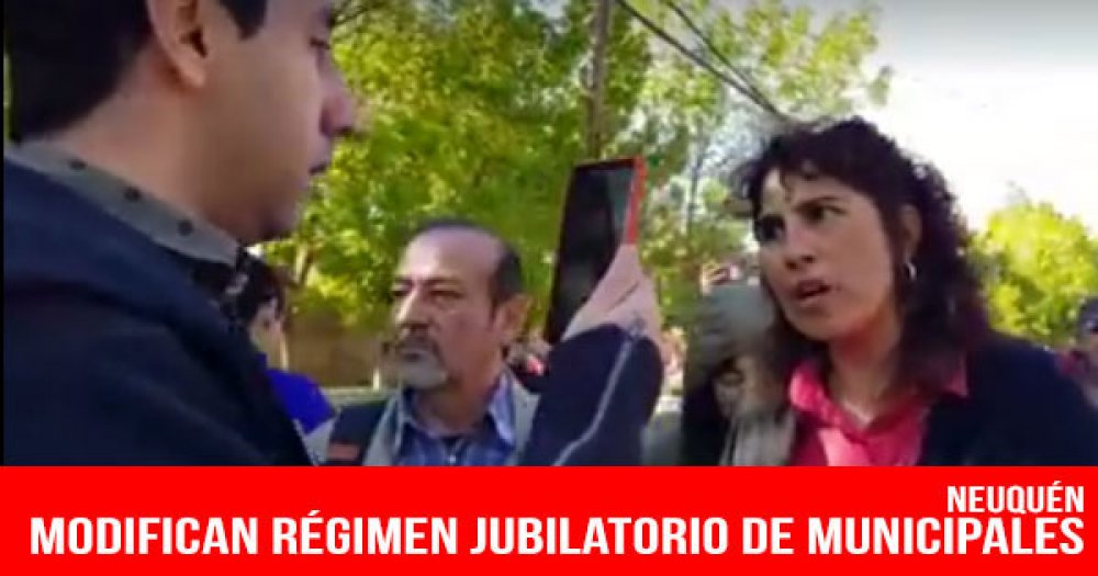 Neuquén: Modifican régimen jubilatorio de municipales