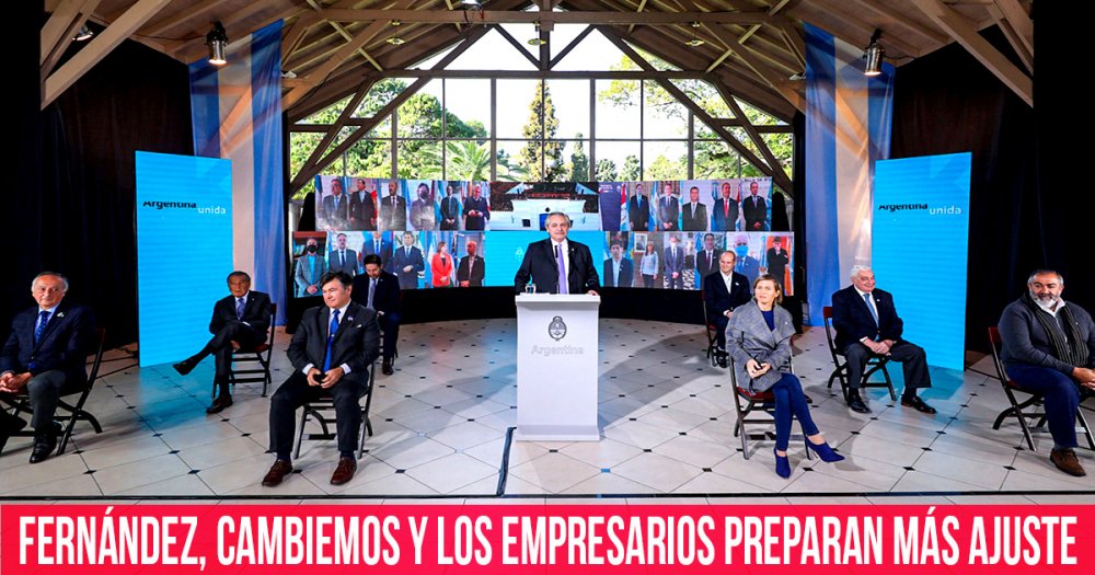 Fernández, Cambiemos y los empresarios preparan más ajuste
