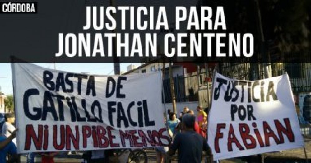 Córdoba: Justicia para Jonathan Centeno