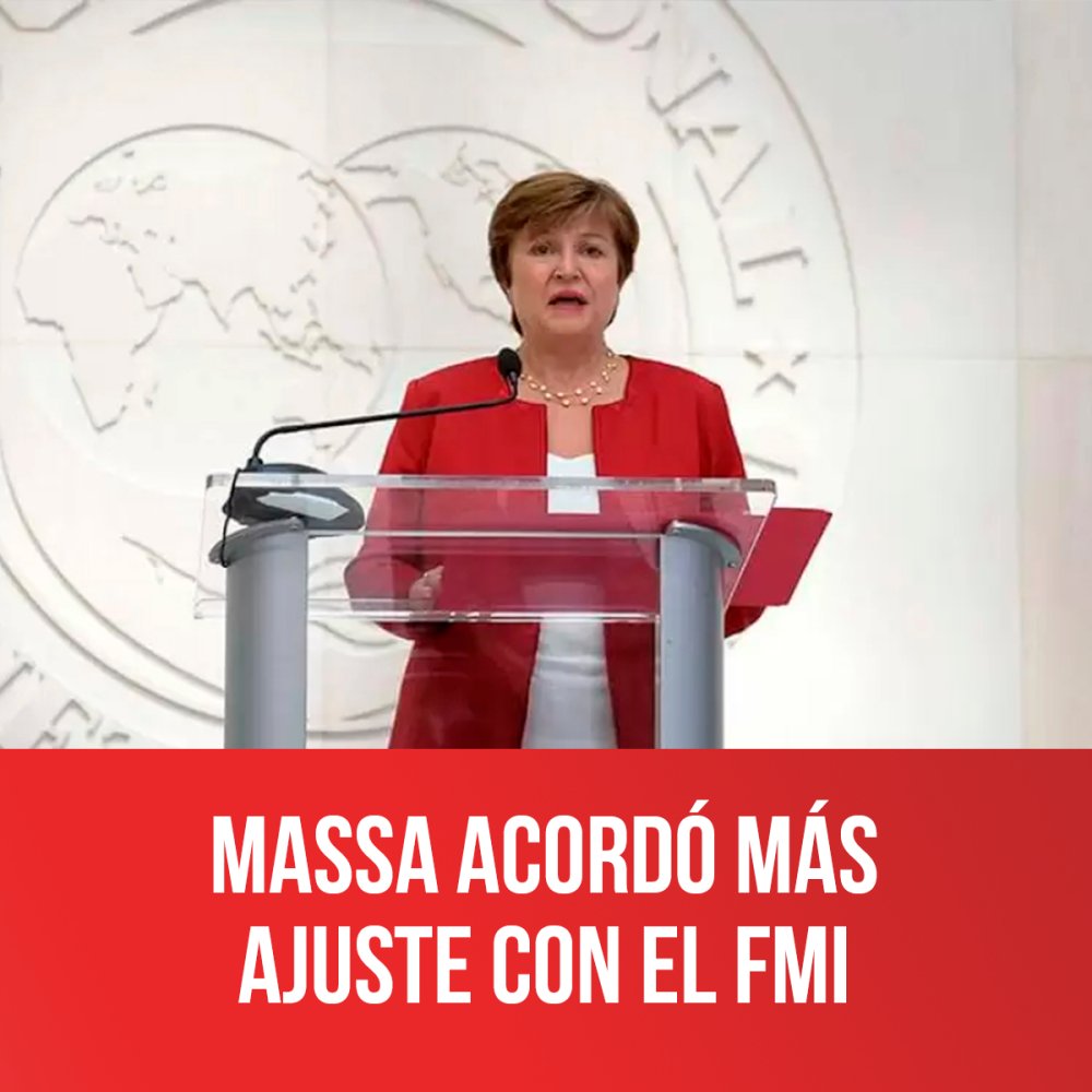 Massa acordó más ajuste con el FMI