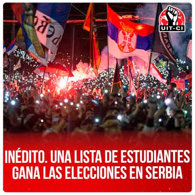 Inédito. Una lista de estudiantes gana las elecciones en Serbia
