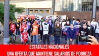 Estatales nacionales / Una oferta que mantiene salarios de pobreza