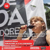 “El Frente de Izquierda votará en contra del Presupuesto 2022 de ajuste de Kicillof”