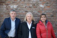 Diputado Giordano y el “Pollo” Sobrero en Merlo