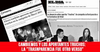 Cambiemos y los aportantes truchos: La “transparencia” fue otro verso
